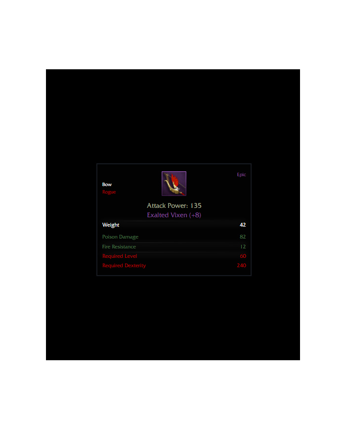 Exalted Vixen (+8)