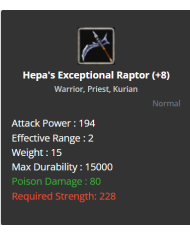 +8 Hepa's Exp Raptor