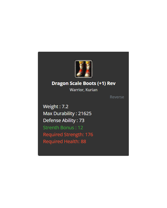 +7 Dragon Scale Armor Set