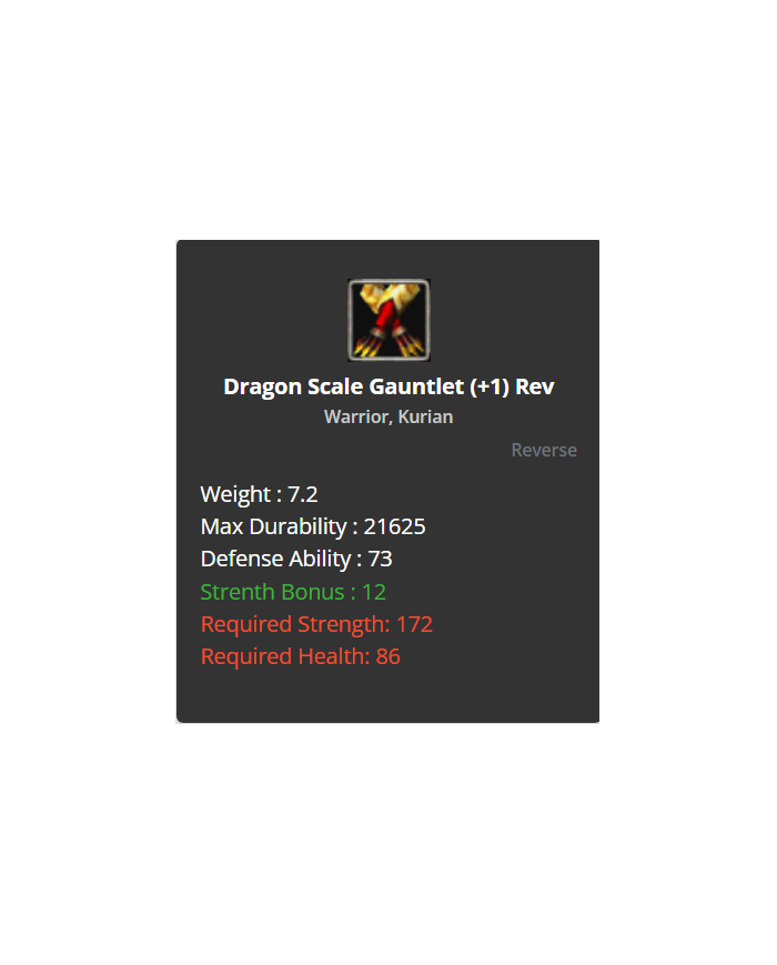 +7 Dragon Scale Armor Set