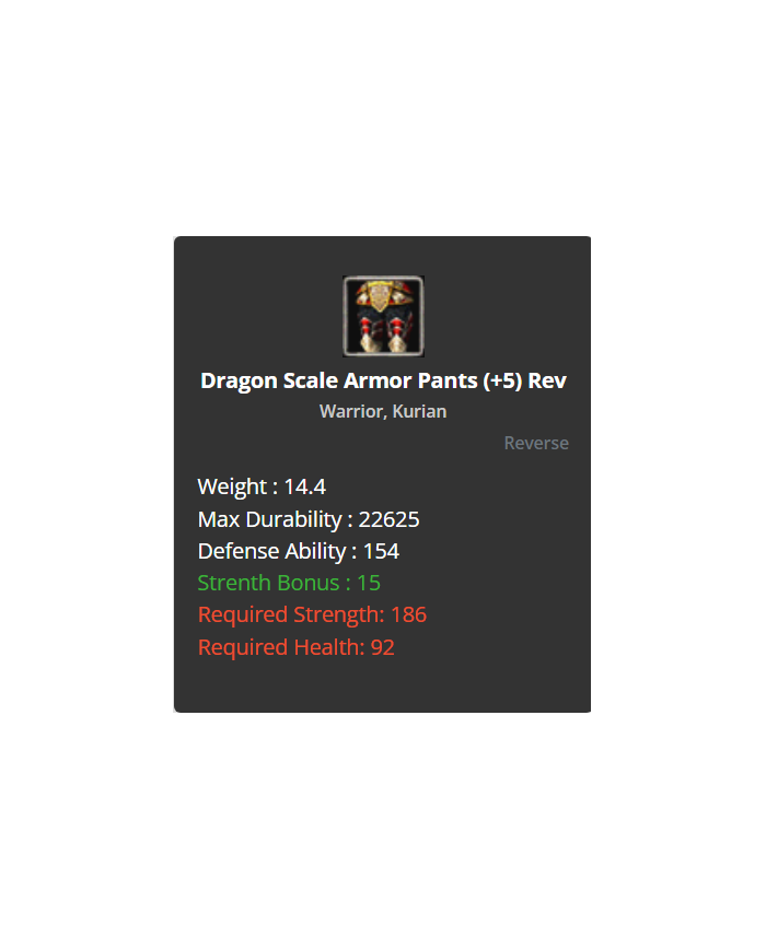 +5 Reverse Dragon Set