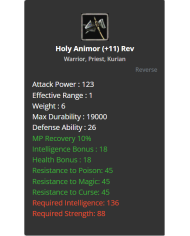 +11 Holy Animor