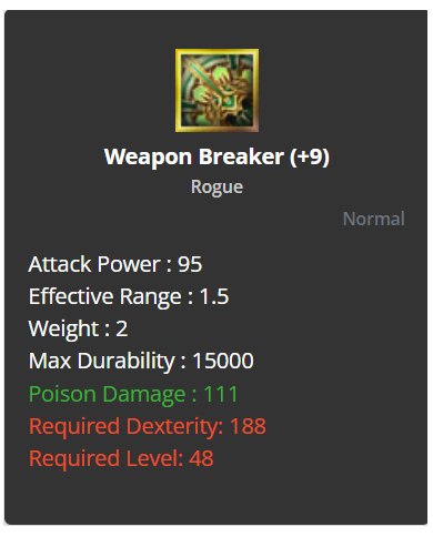 +9 Wepaon Breaker