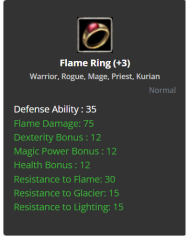 +3 Dual Flame Ring