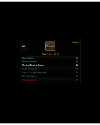 +1 ELVEN BELT