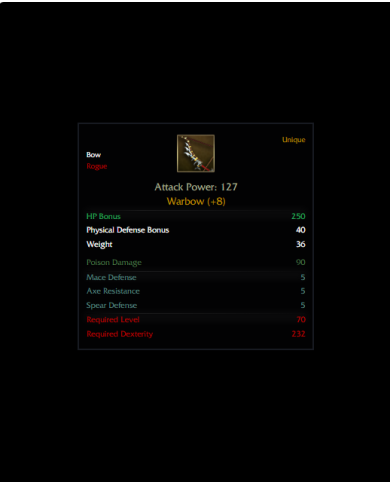+8 Warbow