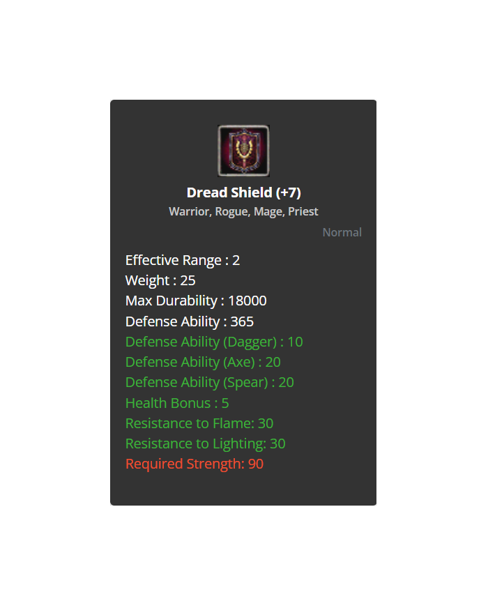 +7 Dread Shield