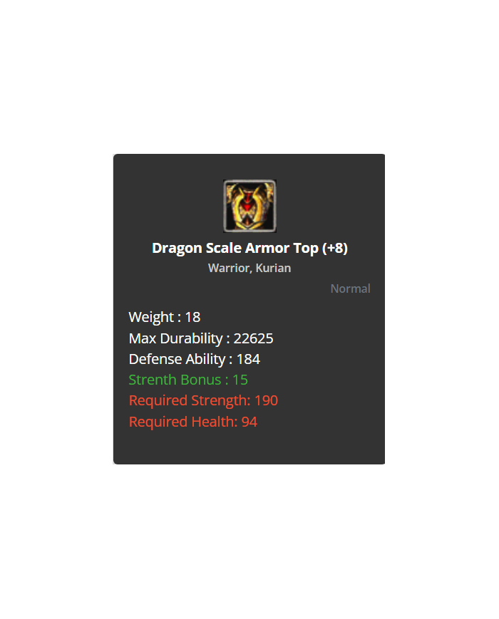 +8 Dragon Set