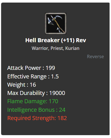 +11 Hell Breaker 