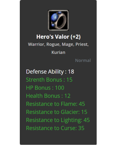 +2 Hero's 