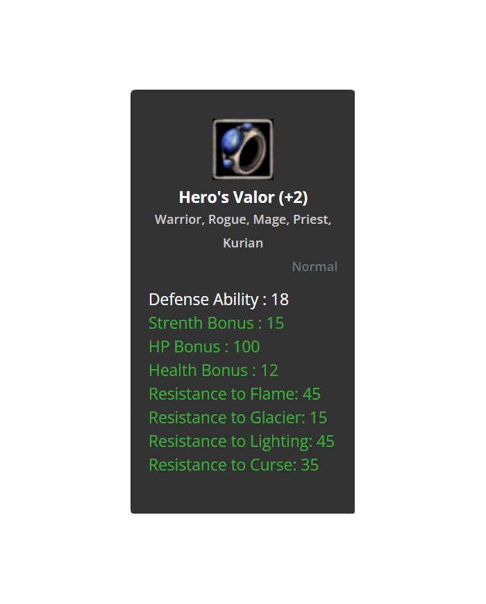 +2 Hero's 