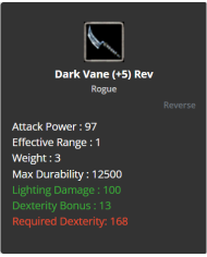 +8 Dark Vane