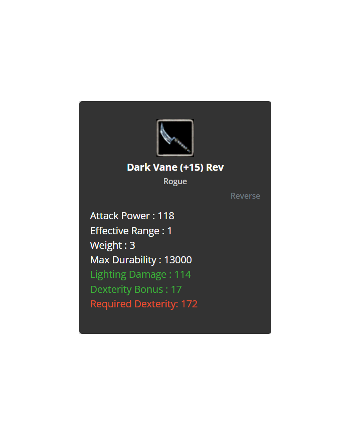 +15 Dark Vane