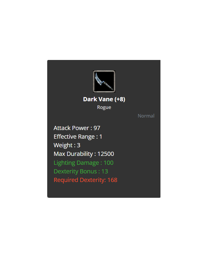 Dark Vane +8