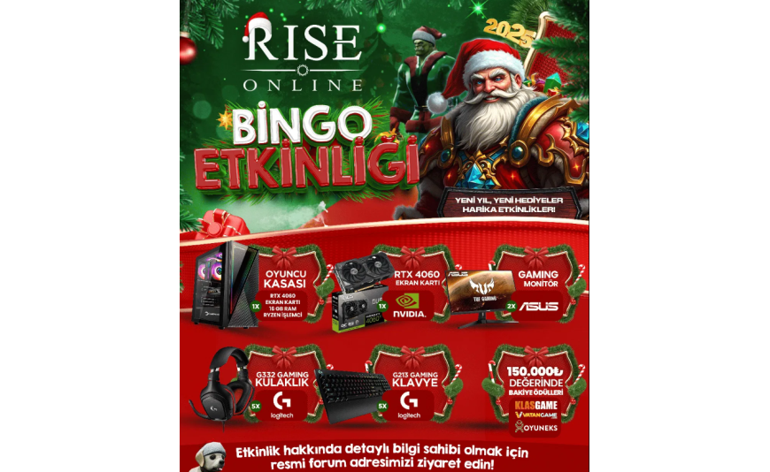 Yılbaşı Bingo Etkinliği! Yılbaşı Bingo Etkinliği!